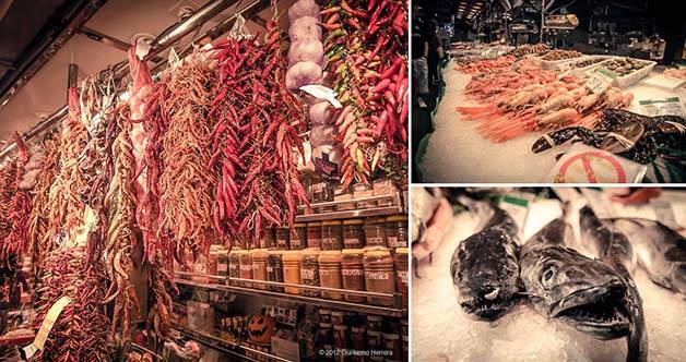 boqueria market display