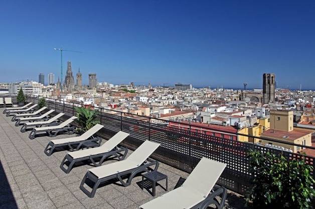 citadines Ramblas terrace