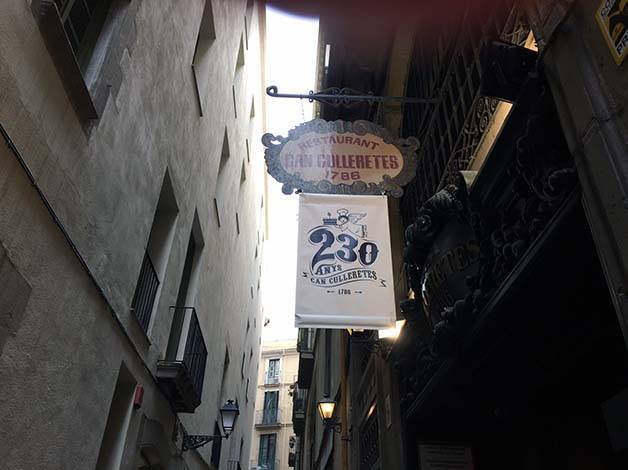 Can Culleretes, the oldest restaurant in Barcelona