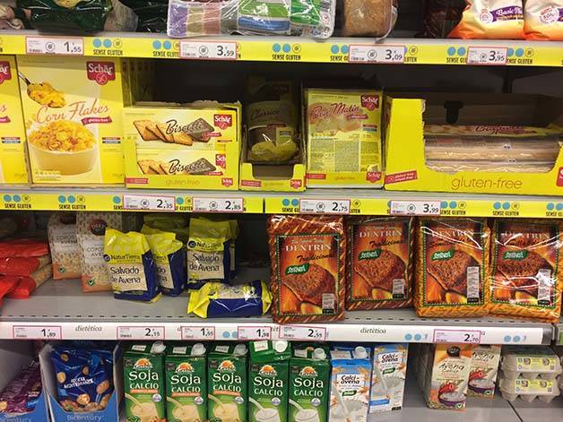 Gluten-free products: where to shop in Barcelona?