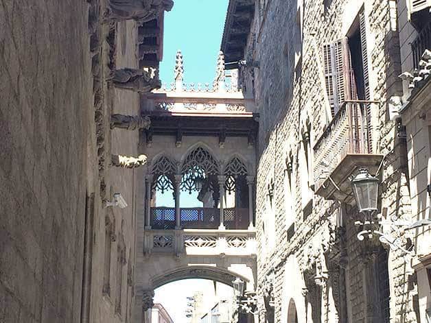 Barcelona's history gothic quarter