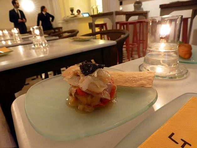 Lateral Restaurant: good tapas, great lighting and refined décor