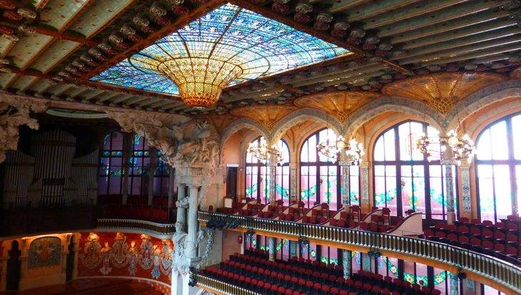 palau de la musica inside