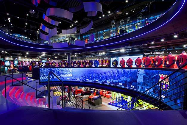 barcelona fc shops