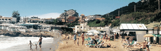 beaches near Barcelona: Garraf