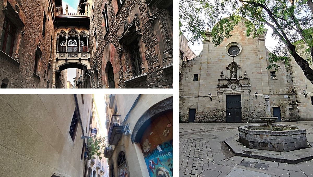 gothic quarter collage